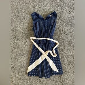 Forever 21 Navy Polka Dot Dress